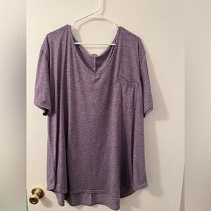 Tunic tee shjrt, v neck